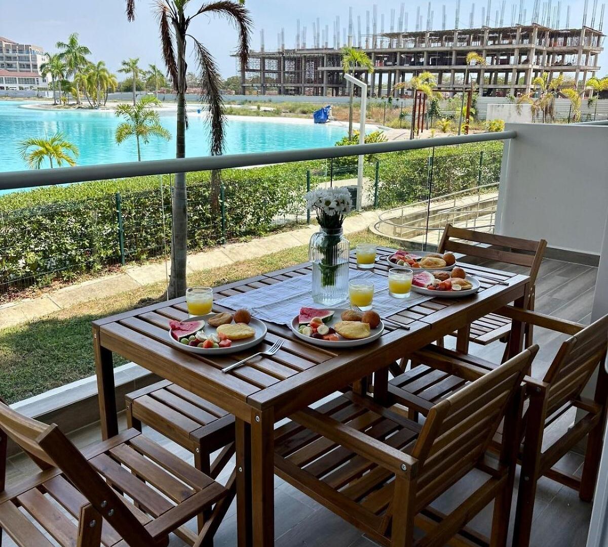 Jacuzzi Privado Con Vista A La Laguna De Baía Kristal Apartamento *